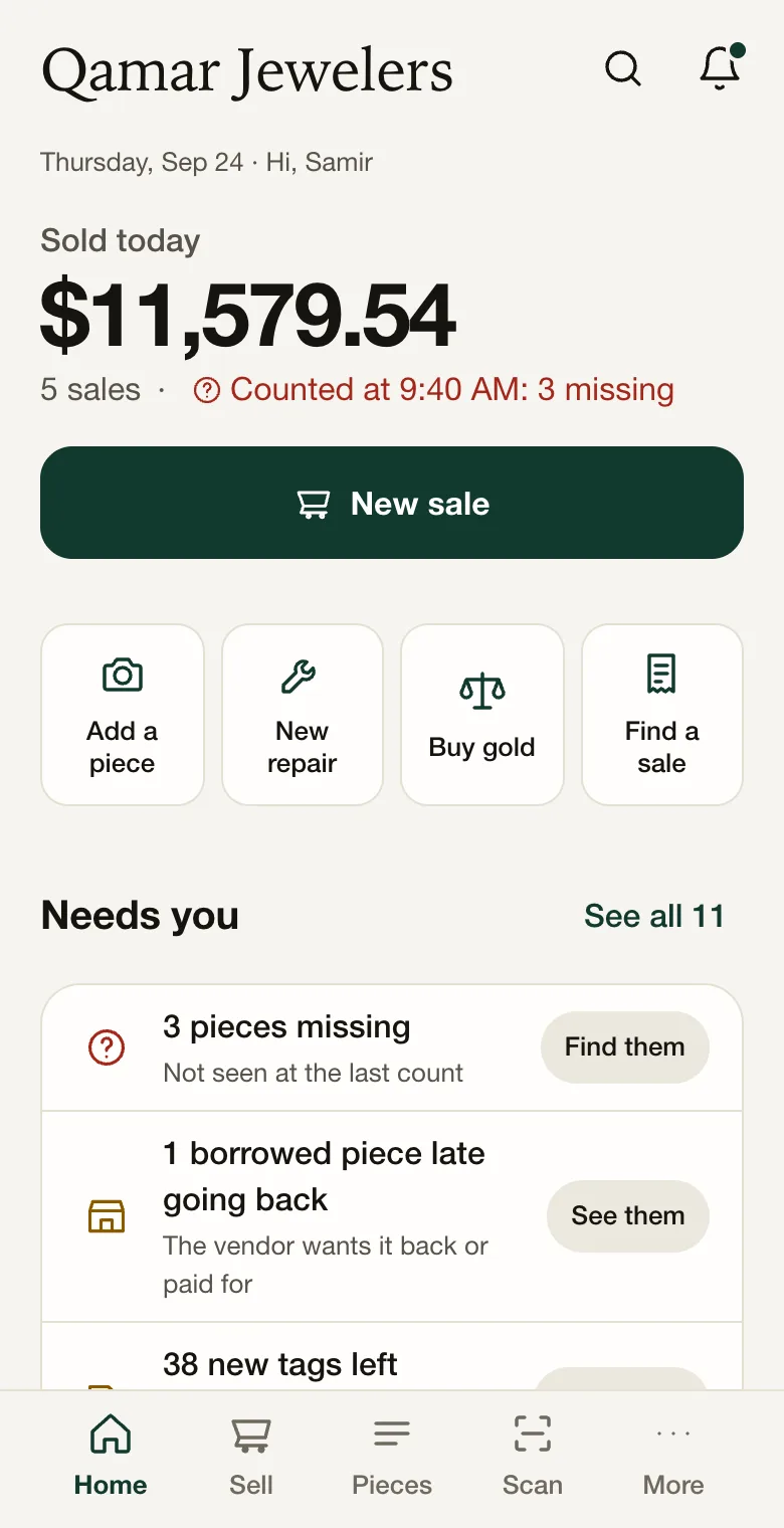 Al-Mizan’s Home: today’s sales, the next step, and what needs the owner